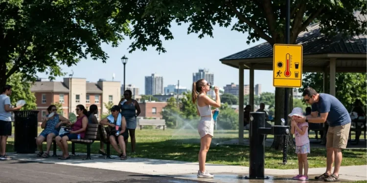 London Ontario heat warning